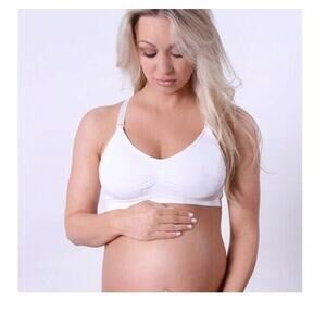 Coobie Seamless Nursing Wireless Comfort Bra 9120 White One Size